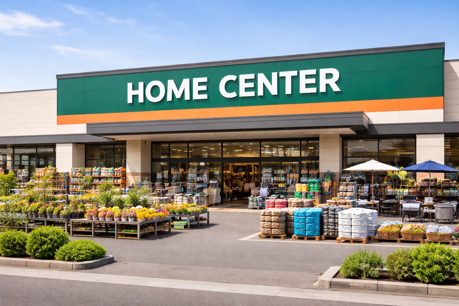 ホームセンターの外観